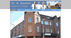 Desktop Screenshot of dr-saydam.de
